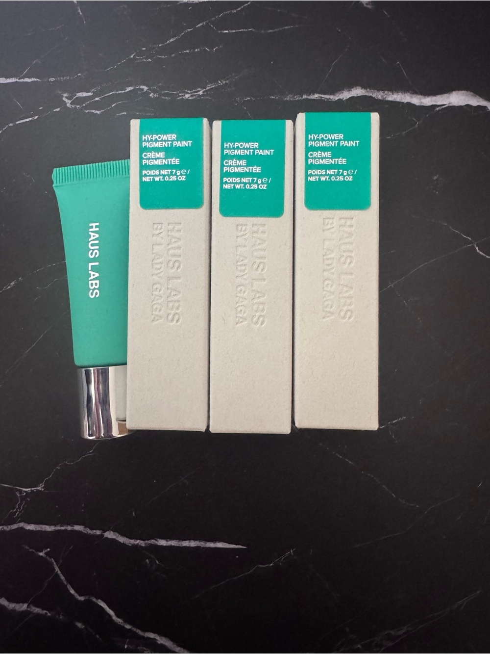 SET OF 3 Haus Labs Hy-Power Pigment Paint Creme